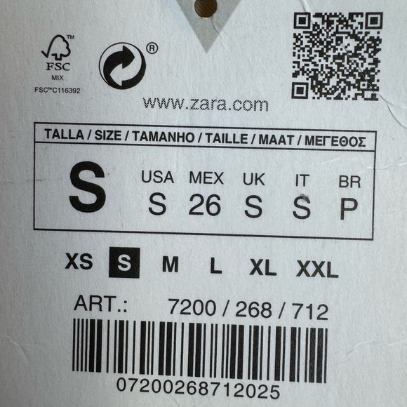 NWT Zara Cotton Wide Leg Skater Cargo Pocket Jumpsuit Size Small - Picture 9 of 16